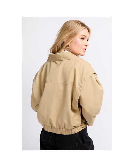 Little Mistress Natural Diamond Quilted Lightweight Quilted Jacket