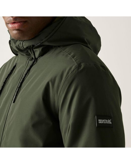 Regatta Green Sterlings Waterproof Insulated Jacket for men