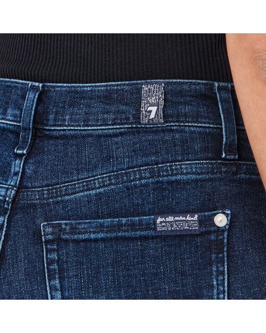 7 For All Mankind Blue Modern Dojo Bootcut Jeans