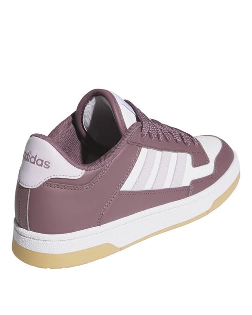 Adidas Purple Rapid Court Low Trainers
