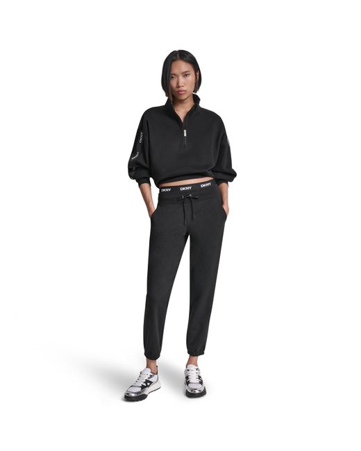 DKNY Black Slim Fit Jogging Bottoms