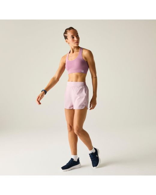 Dare 2b Purple Don¿T Sweat It Ii Anti-Bacterial Bra