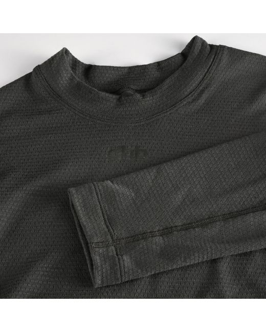 Dhb Black Merino Long Sleeve Jersey Baselayer for men