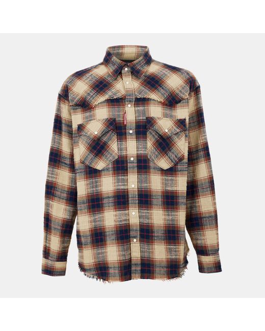 DSquared² Multicolor Long Sleeve Cowboy Shirt for men