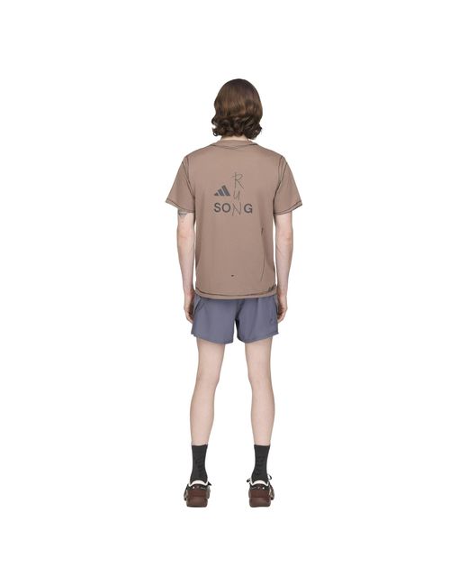 Adidas Brown Running Unitefit T-Shirt for men