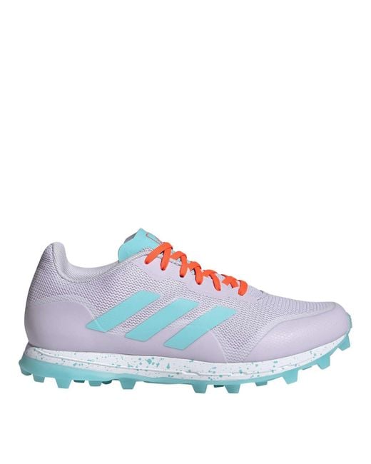 Adidas Blue Fabela Zone 2.1 Hockey Shoes