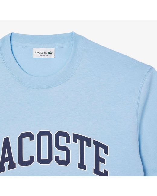 Lacoste Blue Big Logo T-Shirt for men