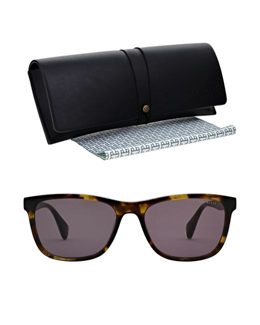 Ted Baker Multicolor Bak Lin Rectangle Sunglasses for men