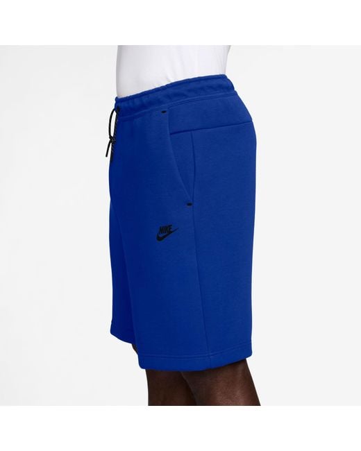Nike Blue Sportswear Tech Fleece Shorts for men