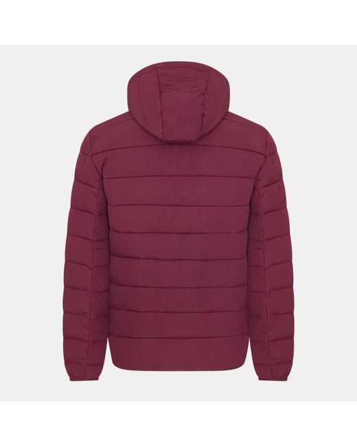 Lyle & Scott Red Lightweight Quilted Puffer Jacket for men