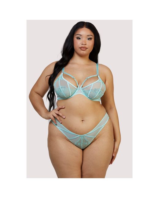 Playful Promises Pink Valerie Embroidery & Mesh Brief