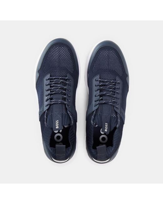 Boss Blue Everyday Comfortable Sneakers for men