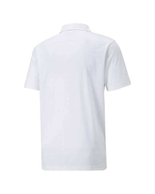 PUMA White Grint Polo Shirt for men