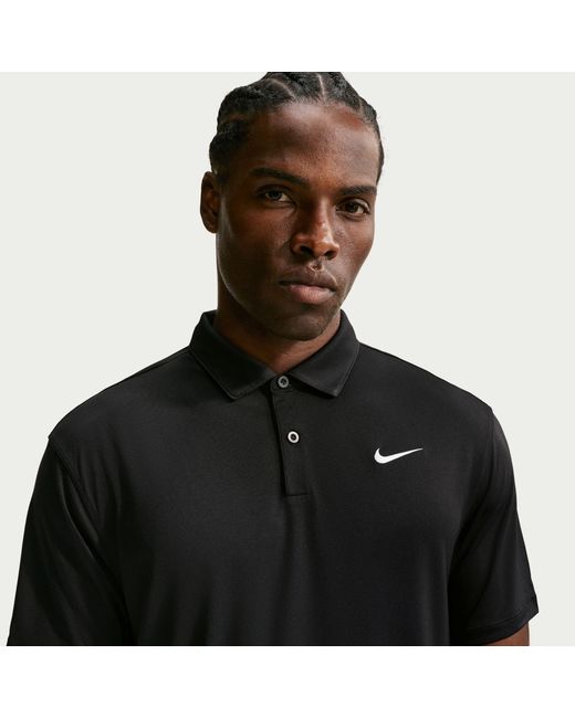 Nike Black Short Sleeve Performance Polo Shirt for men