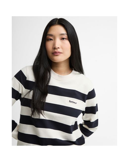 Barbour Black Crew Neck Jumper