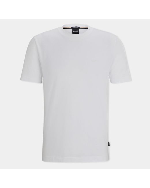 Boss White Hbb Thompson Tonal Logo T-Shirt for men