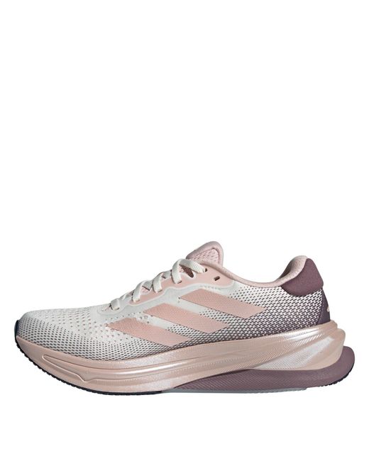 Adidas White Solution W Road Running Shoes