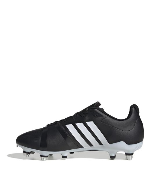 Adidas Black Adizero Rs15 Rise Soft Ground Rugby Boots