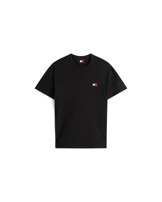 Tommy Hilfiger Black Classic Tommy Small Badge T Shirt for men