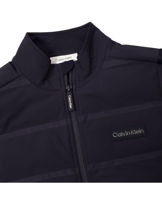 Calvin Klein Blue Performance Golf Jacket for men