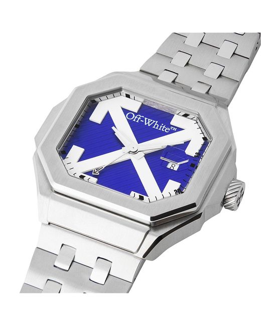 Off-White c/o Virgil Abloh Metallic Heavy Duty Watch for men