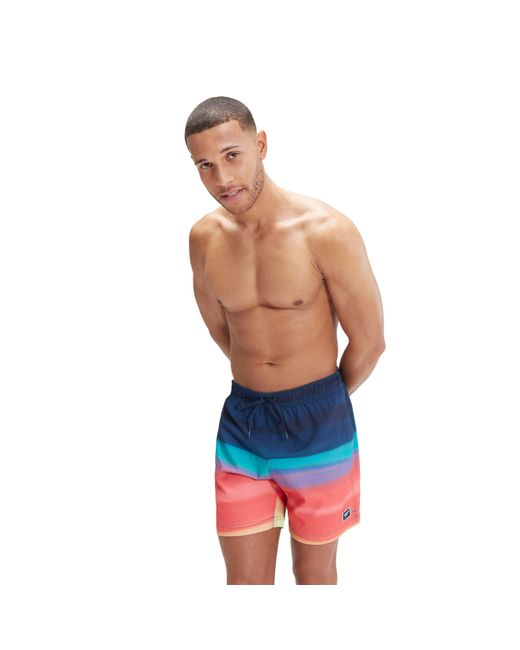 Speedo Blue Redondo Edge Volley 17 Swim Shorts for men