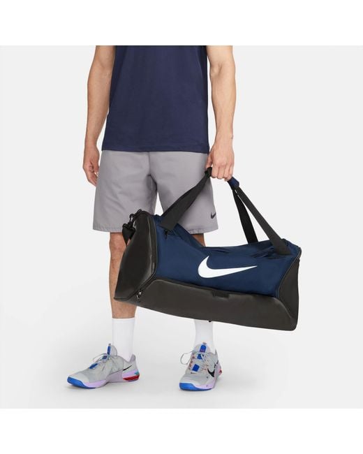 Nike Blue Brasilia Medium Holdall for men