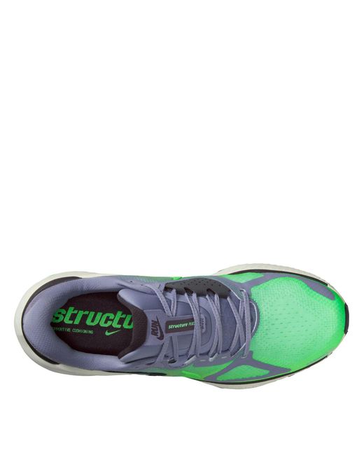 Nike Green Structure Plus Road Running Shoes for men