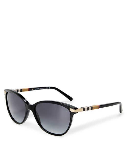 Burberry Gray Round Sunglasses