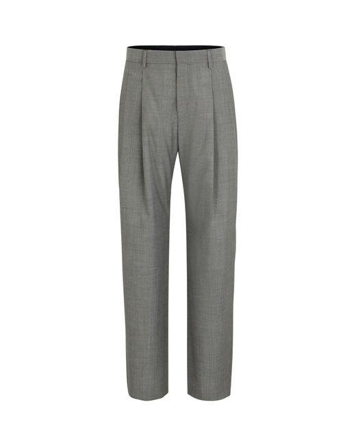 Boss Gray H 92 T Tailored Trousers for men