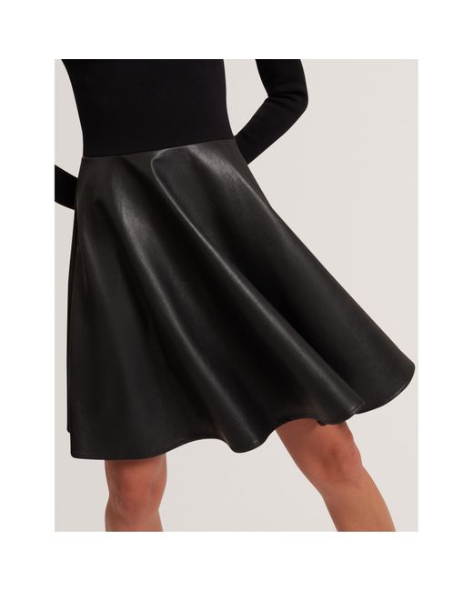 Ted Baker Black Faux Mini Dress
