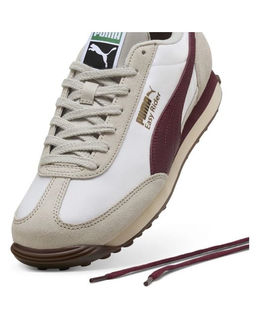 PUMA White Easy Rider Low-Top Trainers