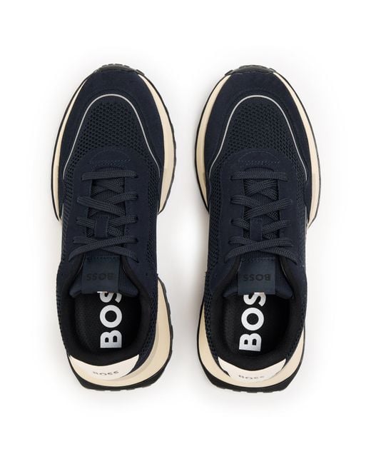 Boss Blue Jonah Runn Knsd 10260591 01 Low-Top Trainers for men