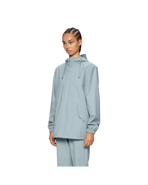 Rains Blue Fishtail Waterproof Jacket