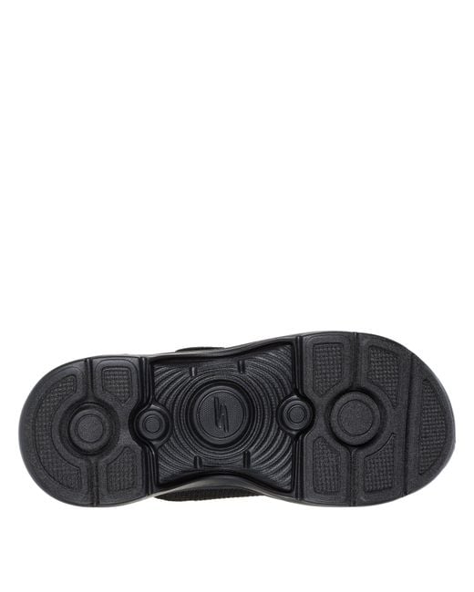 Skechers Black Go Walk Arch Fit 2.0 Sandal-D Flat Sandals