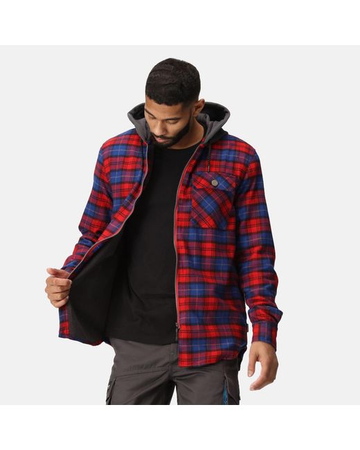 Regatta Red Siege Workwear Shirt Jacket for men