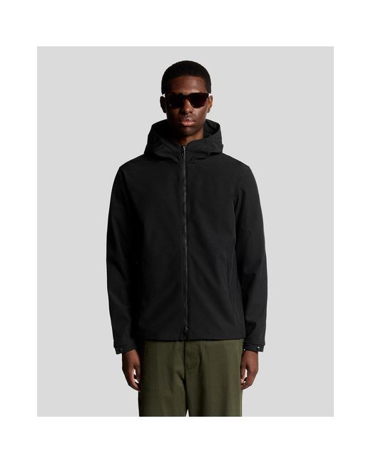 Lyle & Scott Black T Jacket Softshell Jacket for men