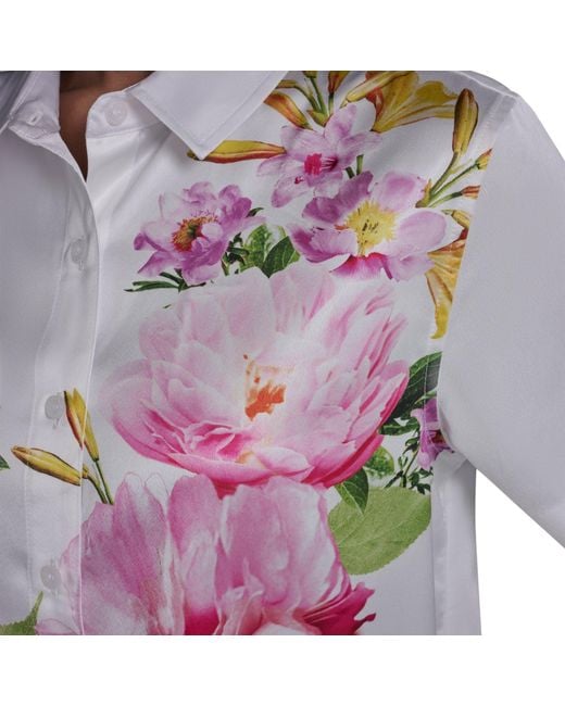 Karl Lagerfeld Multicolor Sportswear Patterned Short Sleeve Shirt