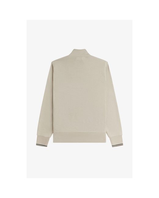 Fred Perry Natural Fredperry Half Zip Top for men