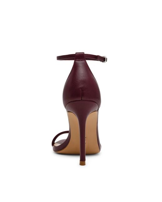 Steve Madden Brown Tecy Strapping Balanced Heel Heeled Sandals