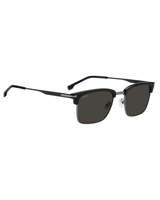 Boss Black Rectangular Sun Wayfarer Sunglasses for men