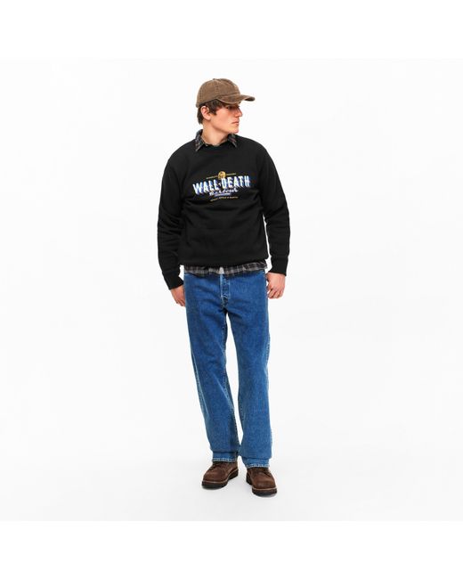 Barbour Blue B.Intl Wall Crew Sweatshirt for men