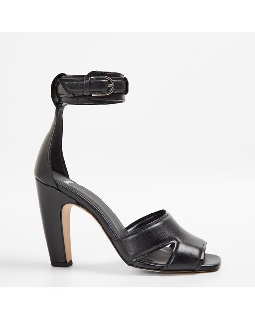 Boss Black Aleya Platform Heel Sandals
