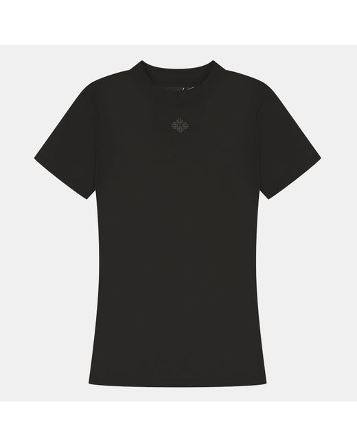 The Couture Club Black Sculpting Stretch Emblem Baby T-Shirt