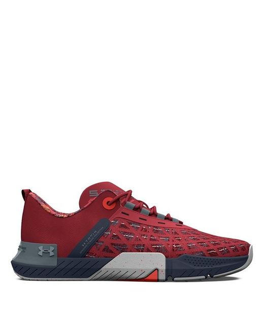 Under Armour Red Tribasetm Reign 5 Training Shoes for men