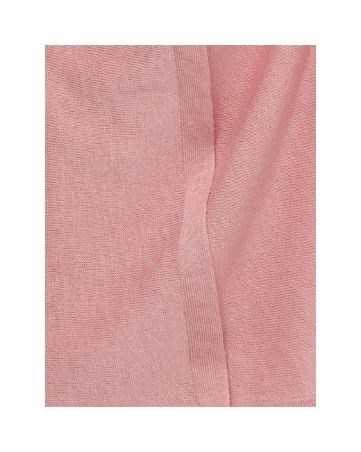 Phase Eight Pink Dana Cowl Neck Button Trim Knit