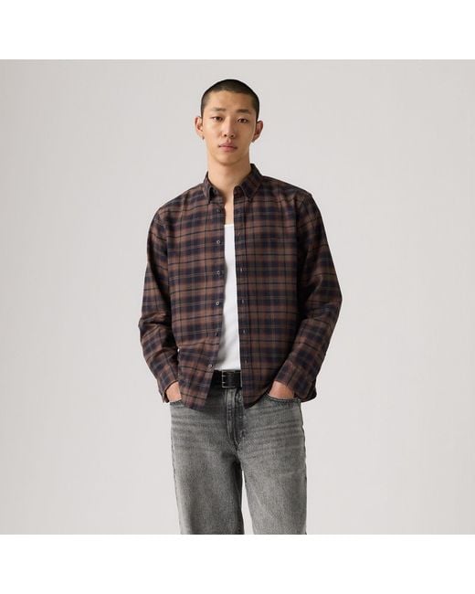 Levi's Natural Authentic Button Down Pumice for men