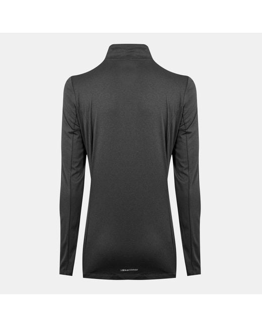 Karrimor Black Longsleeve 1/4 Zip Top Ladies