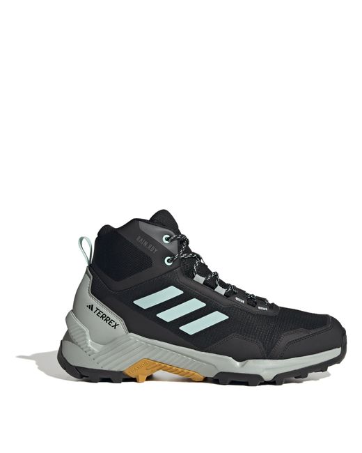 Adidas Blue Waterproof Trail Mid Hiking Shoes for men