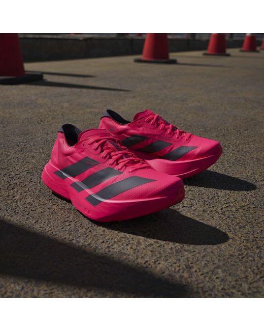 Adidas Pink Adizero Adios Pro 4 Shoes Ladies